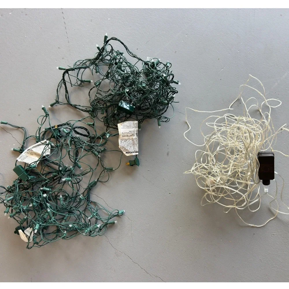 Holiday String Lights Lot LED Color Changing Fairy Lights and Warm White Mini